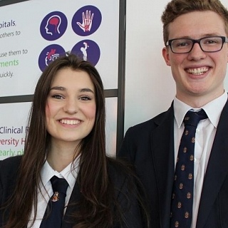 Cheadle Hulme School students add their voice to key NHS research in Manchester