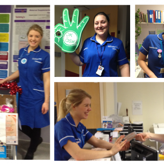 Research Midwives take the research rover to visit the maternity wards at Saint Mary’s