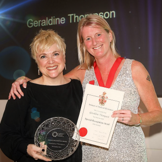 Special recognition award presented to MFT’s Head of Clinical Photography and Medical Illustration