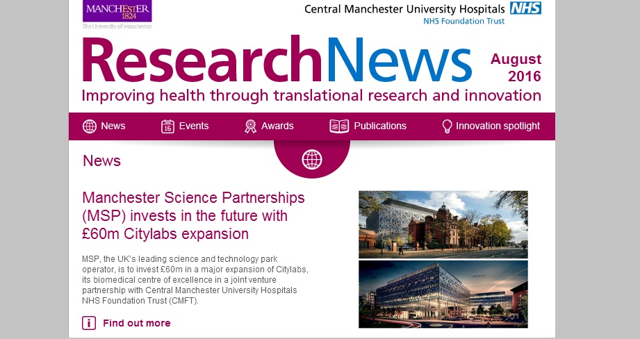 Research News e-bulletin – August edition