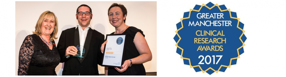 Researchers scoop an impressive five awards at the Greater Manchester Clinical Research Awards 2017
