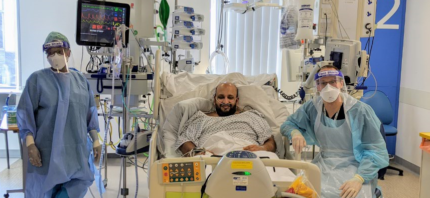 MFT team recruits first UK patient to ‘OSCAR’ COVID-19 research study