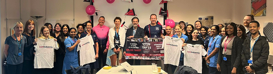 Tour of the TAP run for Cure Leukaemia takes place at MFT