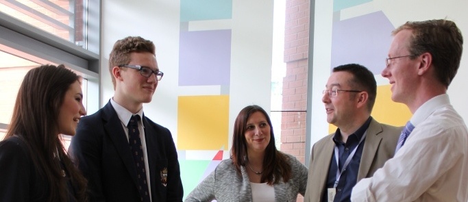 Cheadle Hulme School students add their voice to key NHS research in Manchester