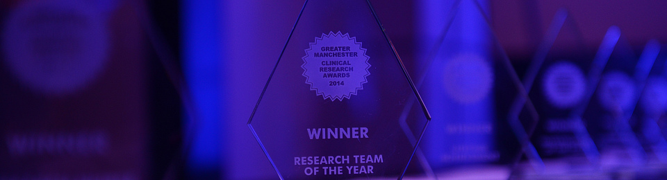 Seven individuals and teams shortlisted in the Greater Manchester Clinical Research Awards