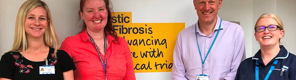 First patient in the world recruited to cystic fibrosis inhaled anti-fungal therapy trial